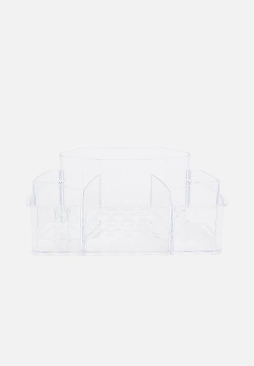Sixth Floor - Tier makeup organiser - clear