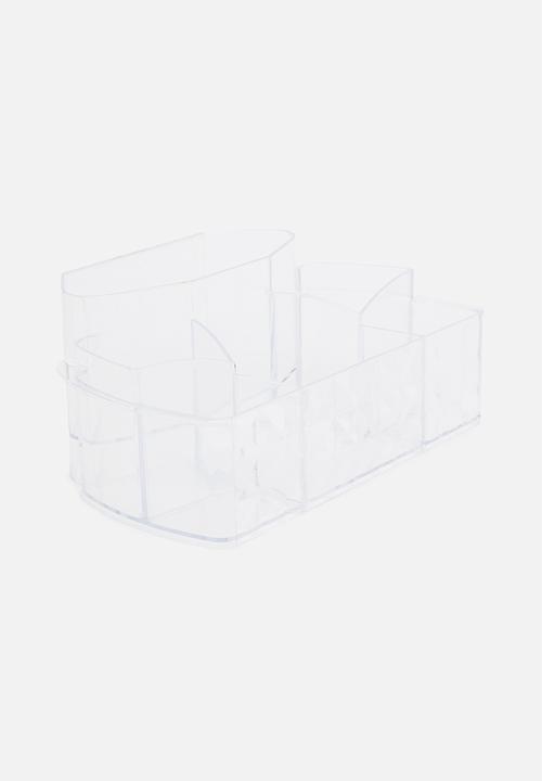 Sixth Floor - Tier makeup organiser - clear