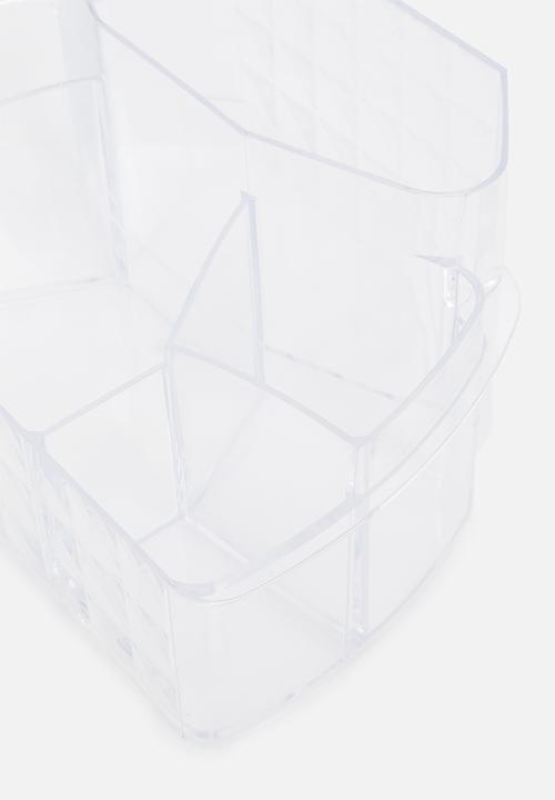 Sixth Floor - Tier makeup organiser - clear