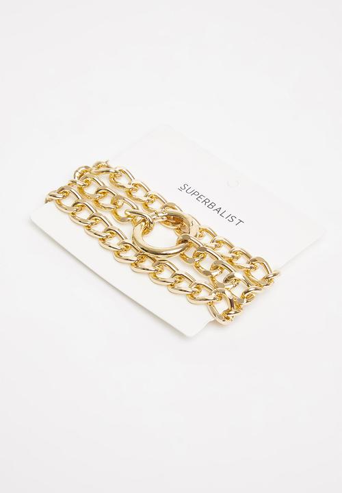 Superbalist - Chain link bracelet - gold