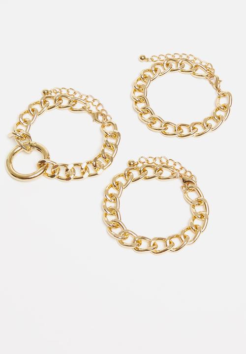 Superbalist - Chain link bracelet - gold