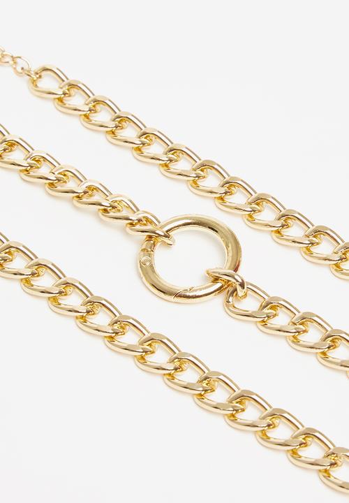Superbalist - Chain link bracelet - gold