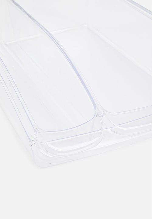 Excellent Houseware - Fridge organizer set of 3 - clear 