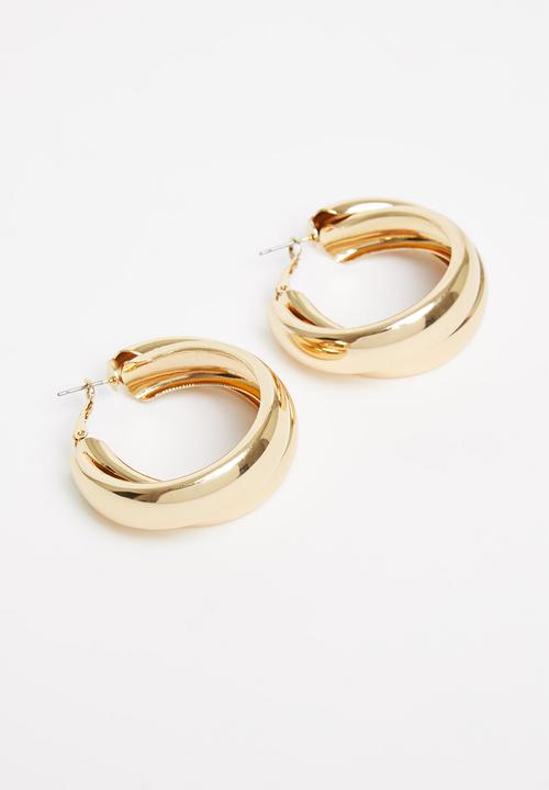 Superbalist - Naiya hoop earrings - gold