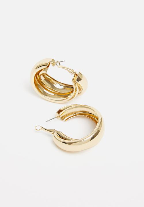Superbalist - Naiya hoop earrings - gold