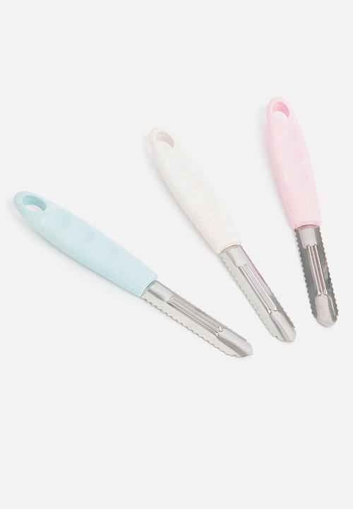 Excellent Houseware - Stainless steel peeler - pink