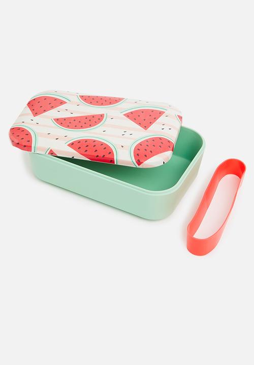 Excellent Houseware - Melon lunch box - pink & green 
