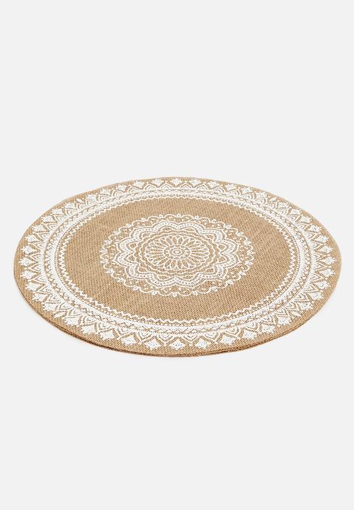 Excellent Houseware - Jute placemats - set of 4