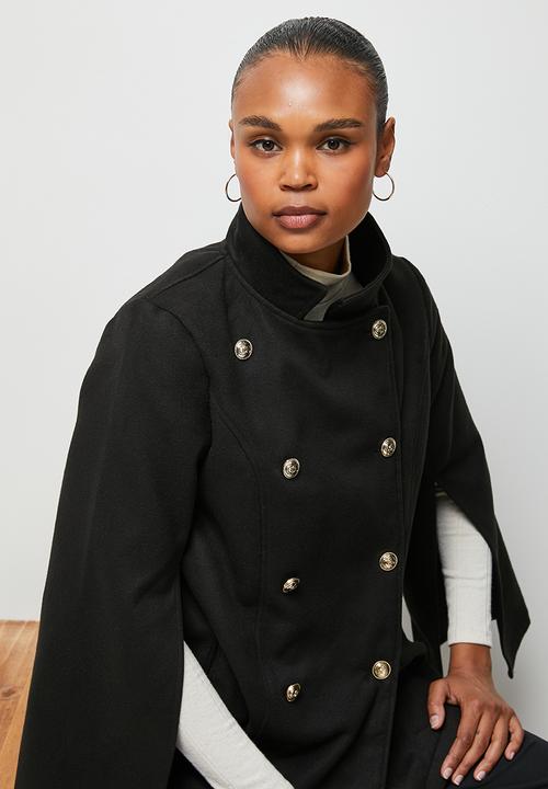 edit - The Military Cape - black