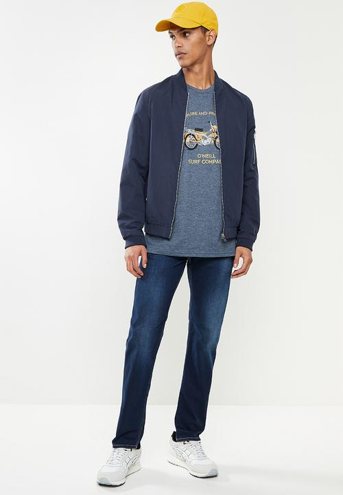 O'Neill - O'neill moped - navy melange