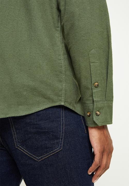 Hurley - Solid long sleeve shirt - olive