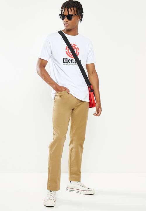 Element - Vertical tee - optic white