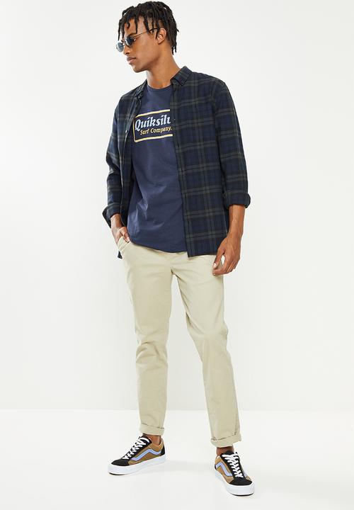 Quiksilver - Border to border tee - navy blazer