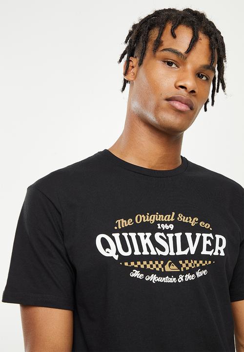Quiksilver - Check on it tee - black