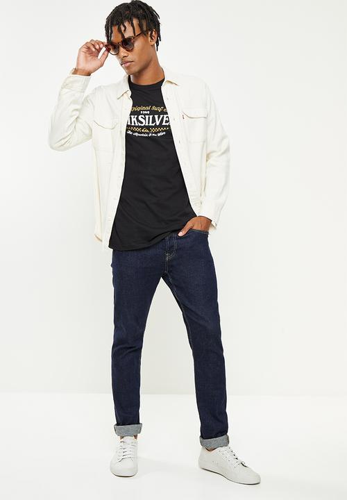Quiksilver - Check on it tee - black