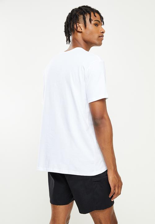 Quiksilver - Corp logo tee - white