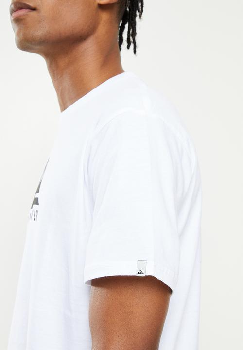Quiksilver - Corp logo tee - white
