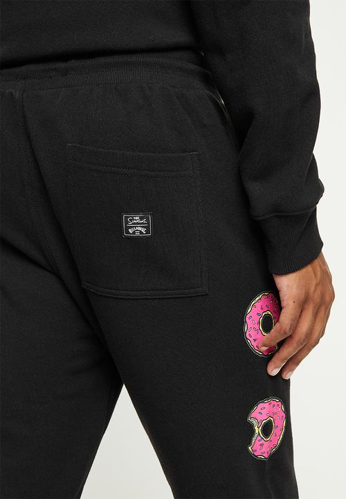 Billabong  - The Simpsons™ Donut Fleece Pants - Black