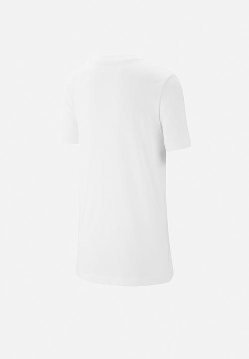 Nike - B nsw tee futura icon td - white/obsidian/university red