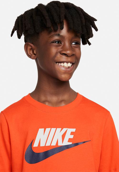 Nike - B nsw tee futura icon td - rush orange