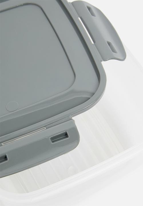 Storage Solutions - Tupperware set of 3 - grey