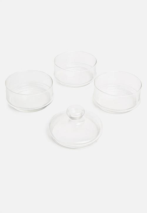 Excellent Houseware - 3 layer storage jar-clear