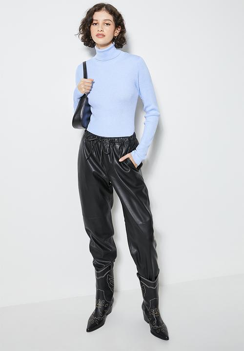Superbalist - Crop turtle neck - dusty blue