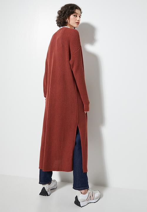 Superbalist - Chunky coatigan - rust