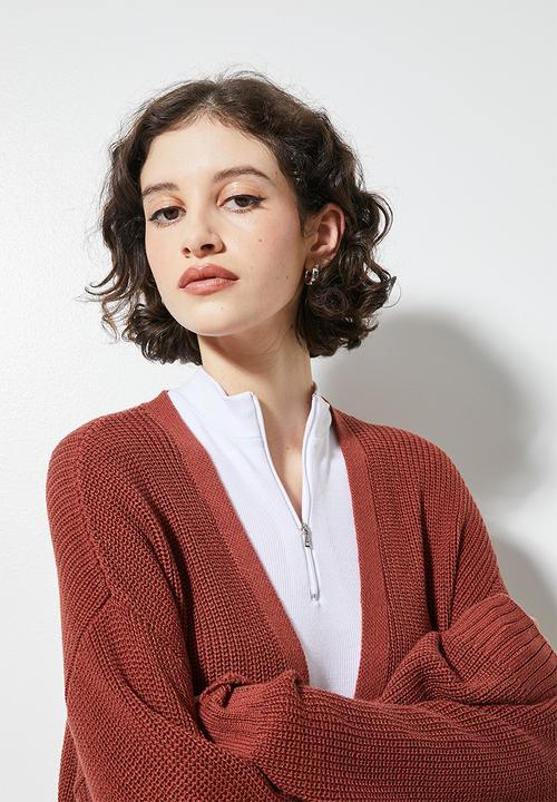 Superbalist - Chunky coatigan - rust