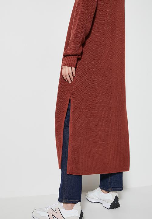 Superbalist - Chunky coatigan - rust