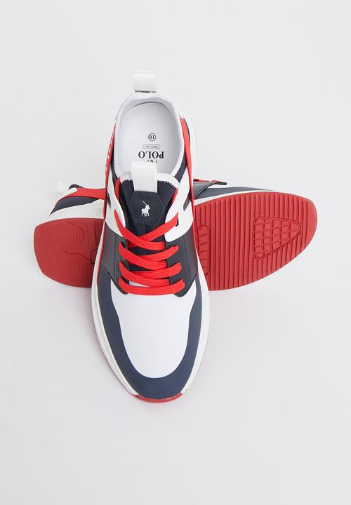 POLO - Athleisure side flash polo sneaker - nautical