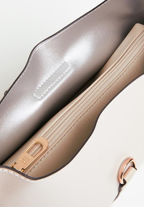 Pierre Cardin - Rene clip crossbody - natural pu