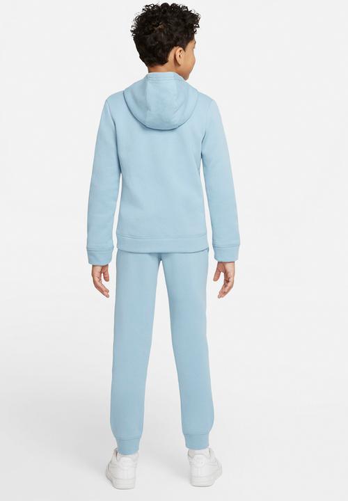 Nike - U nsw trk suit core bf - worn blue/worn blue/worn blue/white