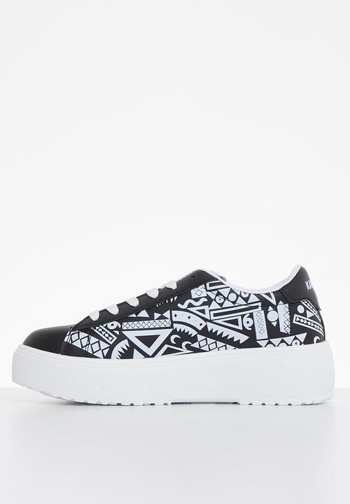KANGOL - Azalea sneaker - black & white
