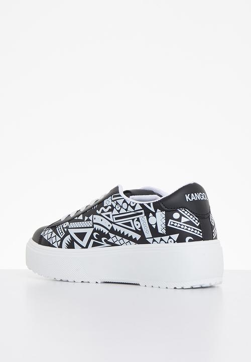 KANGOL - Azalea sneaker - black & white