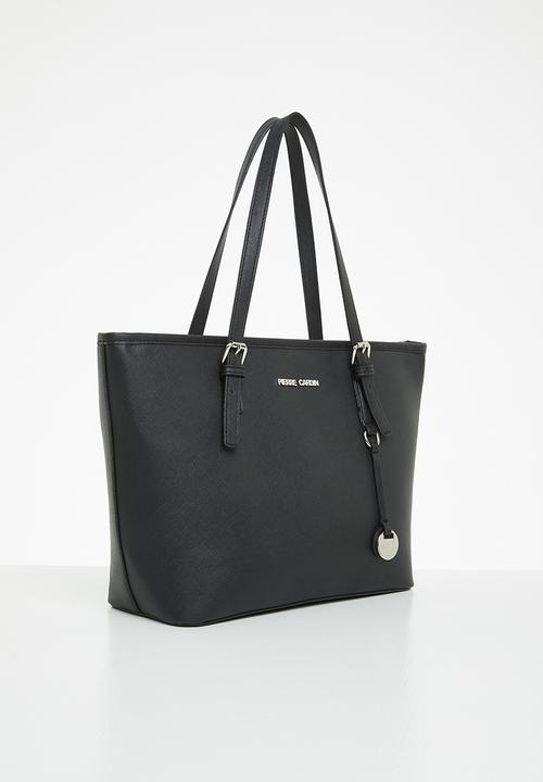 Pierre Cardin - Vanida saffiano tote - black