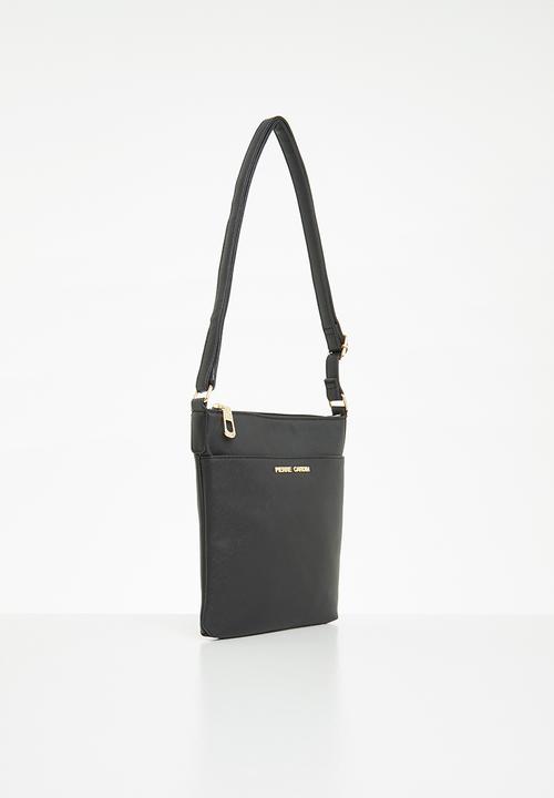Pierre Cardin - Vanida saffiano crossbody - black pu saffiano