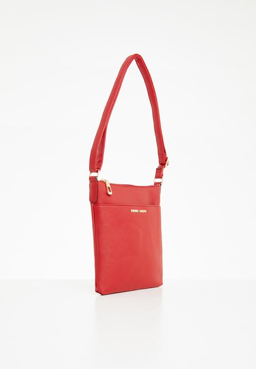Pierre Cardin - Vanida saffiano crossbody - red 
