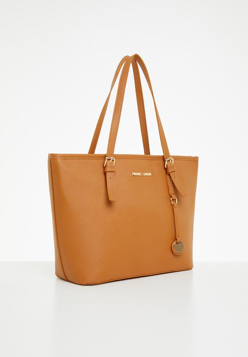 Pierre Cardin - Vanida saffiano tote - camel pu saffiano