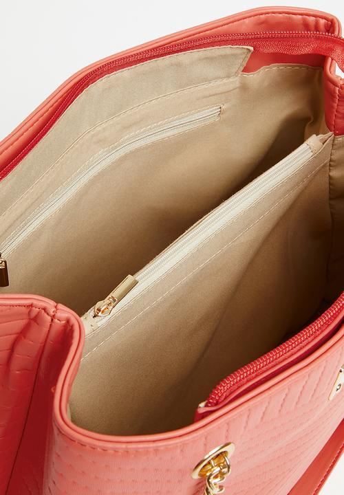 Pierre Cardin - Paris chain shoulder bag - salmon