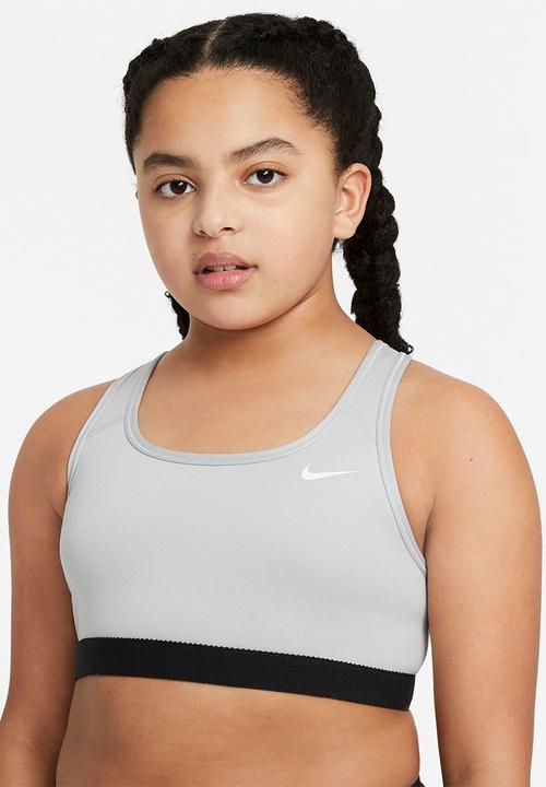 Nike - G nk swoosh bra - carbon heather/white