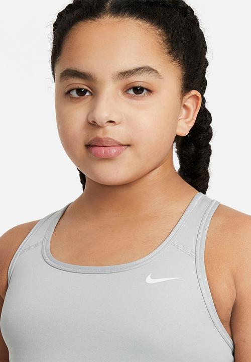 Nike - G nk swoosh bra - carbon heather/white