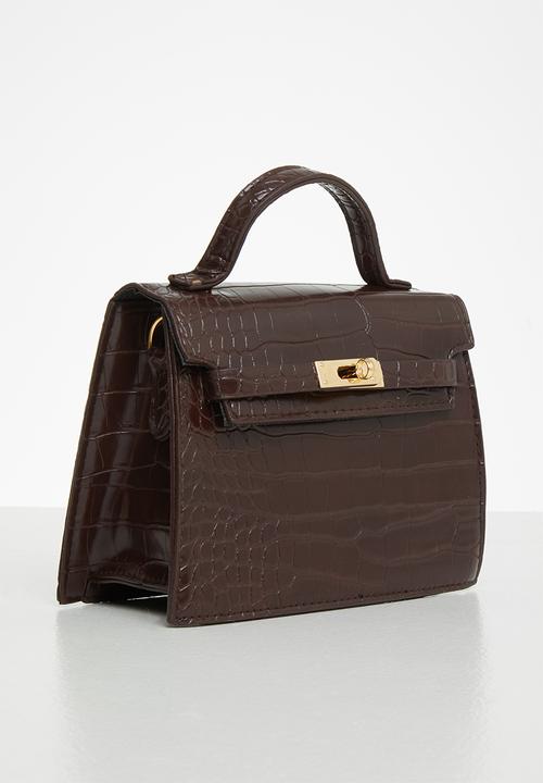edit - Mini tote bag - brown
