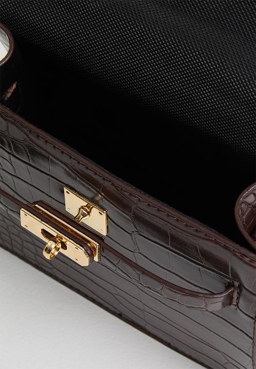 edit - Mini tote bag - brown