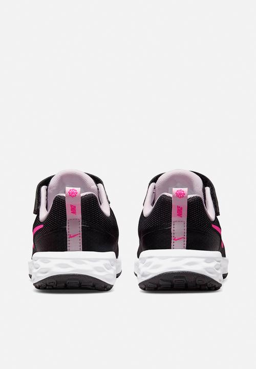 Nike - Nike revolution 6 nn (psv) - black/hyper pink-pink foam