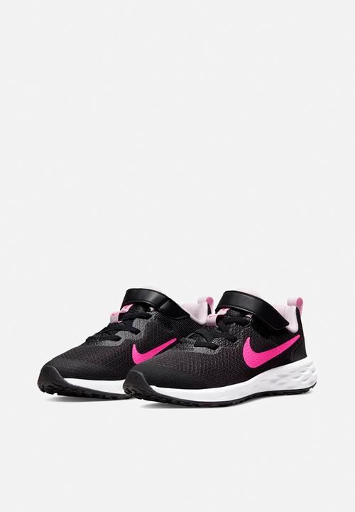 Nike - Nike revolution 6 nn (psv) - black/hyper pink-pink foam