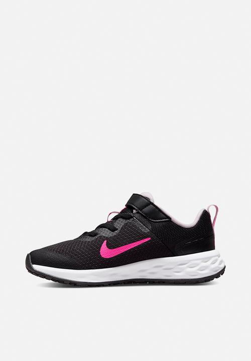 Nike - Nike revolution 6 nn (psv) - black/hyper pink-pink foam