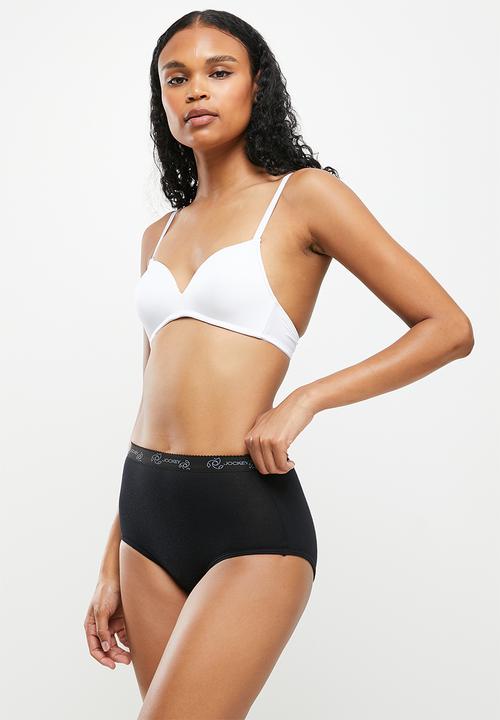 Jockey - 3 pack plain full brief - multi 
