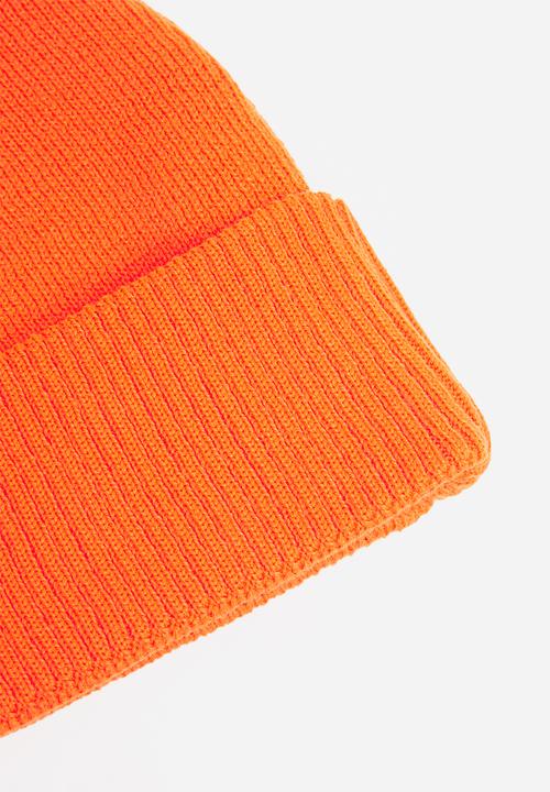 Superbalist - Fine rib knit beanie - orange
