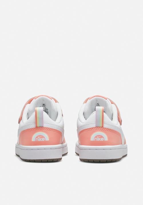 Nike - Court borough low 2 se1 (psv) - white/aura-lt madder root-cave stone